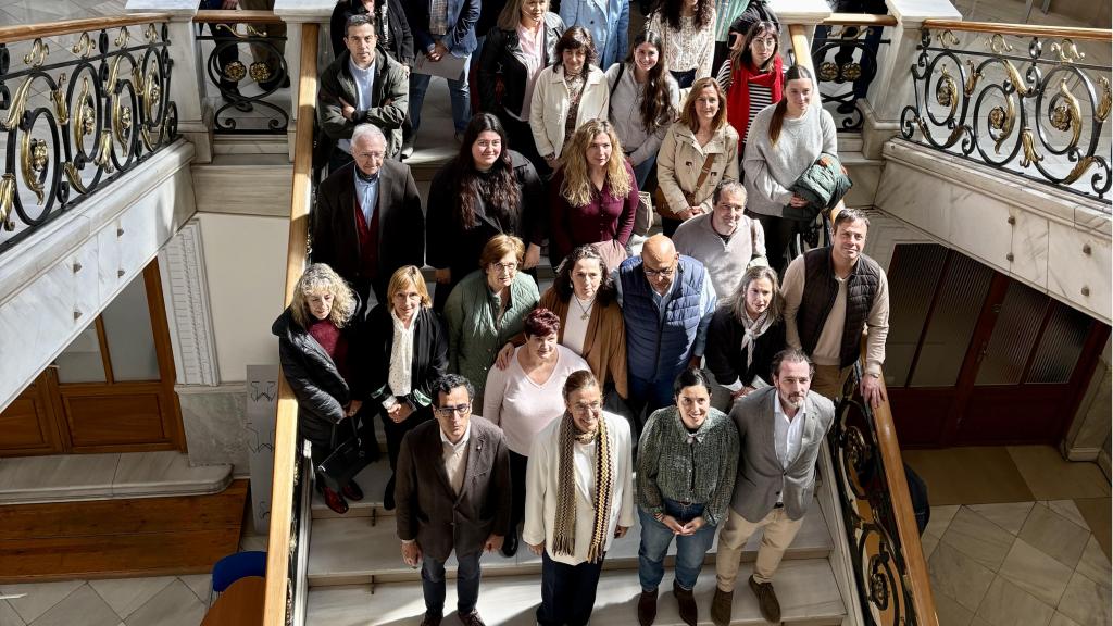 La presidenta de la Diputación de Palencia, Ángeles Armisén, tras la firma de los convenios, este miércoles
