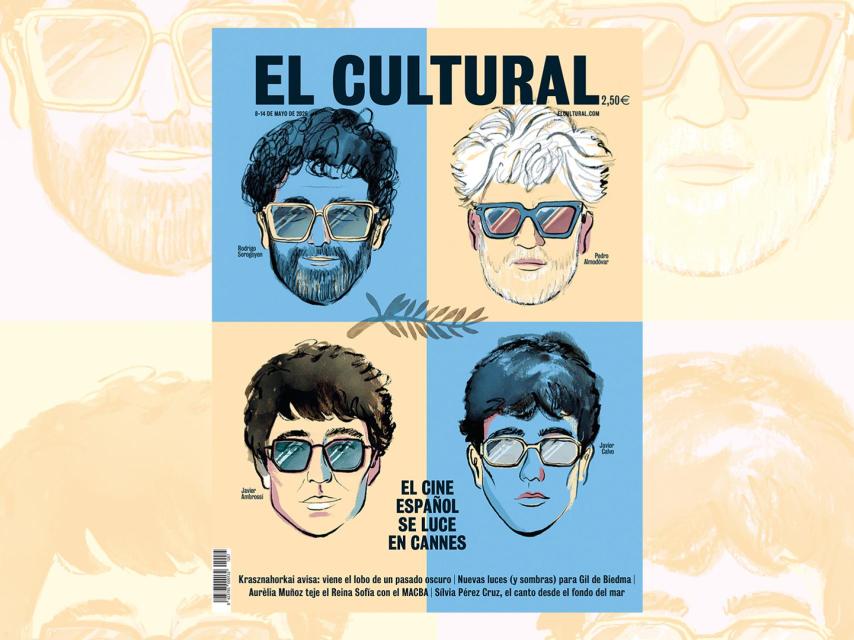 Rodrigo Sorogoyen, Pedro Almodóvar, Javier Ambrossi y Javier Calvo, retratados por Patricia Bolaños para El Cultural. 