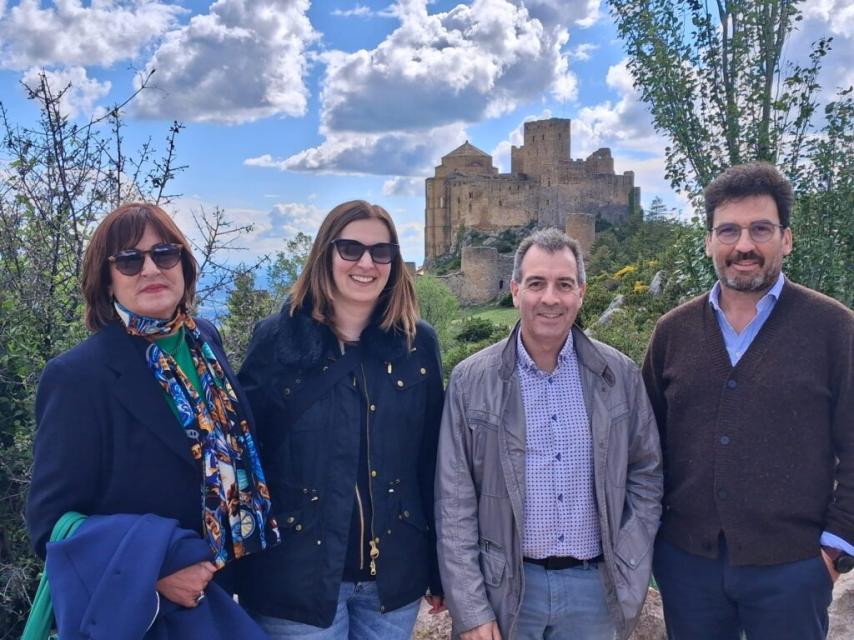 Fin de la visita junto al Castillo de Loarre.