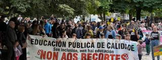 Manifestación de educación esta tarde en A Coruña