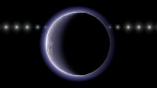 Ilustración del plutino (612533) 2002 XV93, que se encontraba a más de 5.500 millones de kilómetros del Sol durante el estudio.