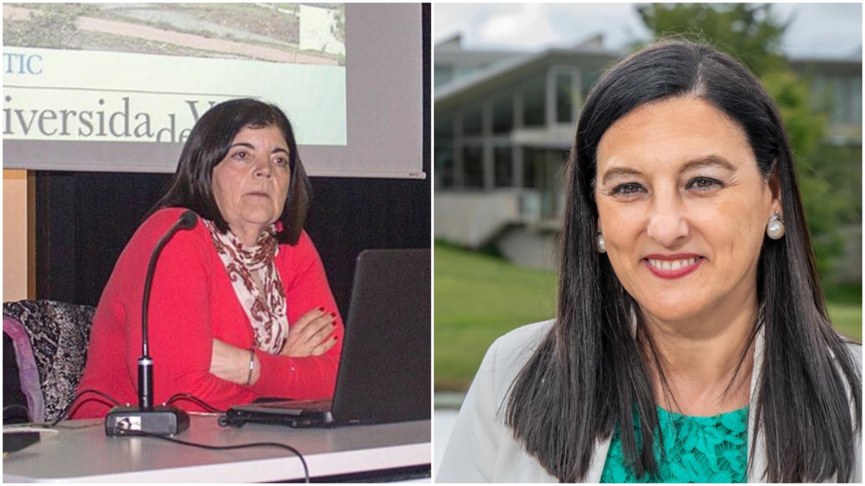Carmen García Mateo y Belén Rubio, candidatas a la rectoría de la UVigo