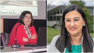 Carmen García Mateo y Belén Rubio, candidatas a la rectoría de la UVigo