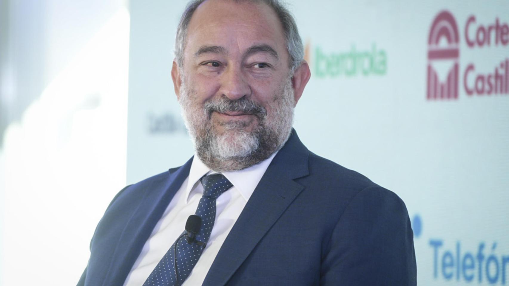 José Julián Garde durante su participación en el Foro Económico Español.