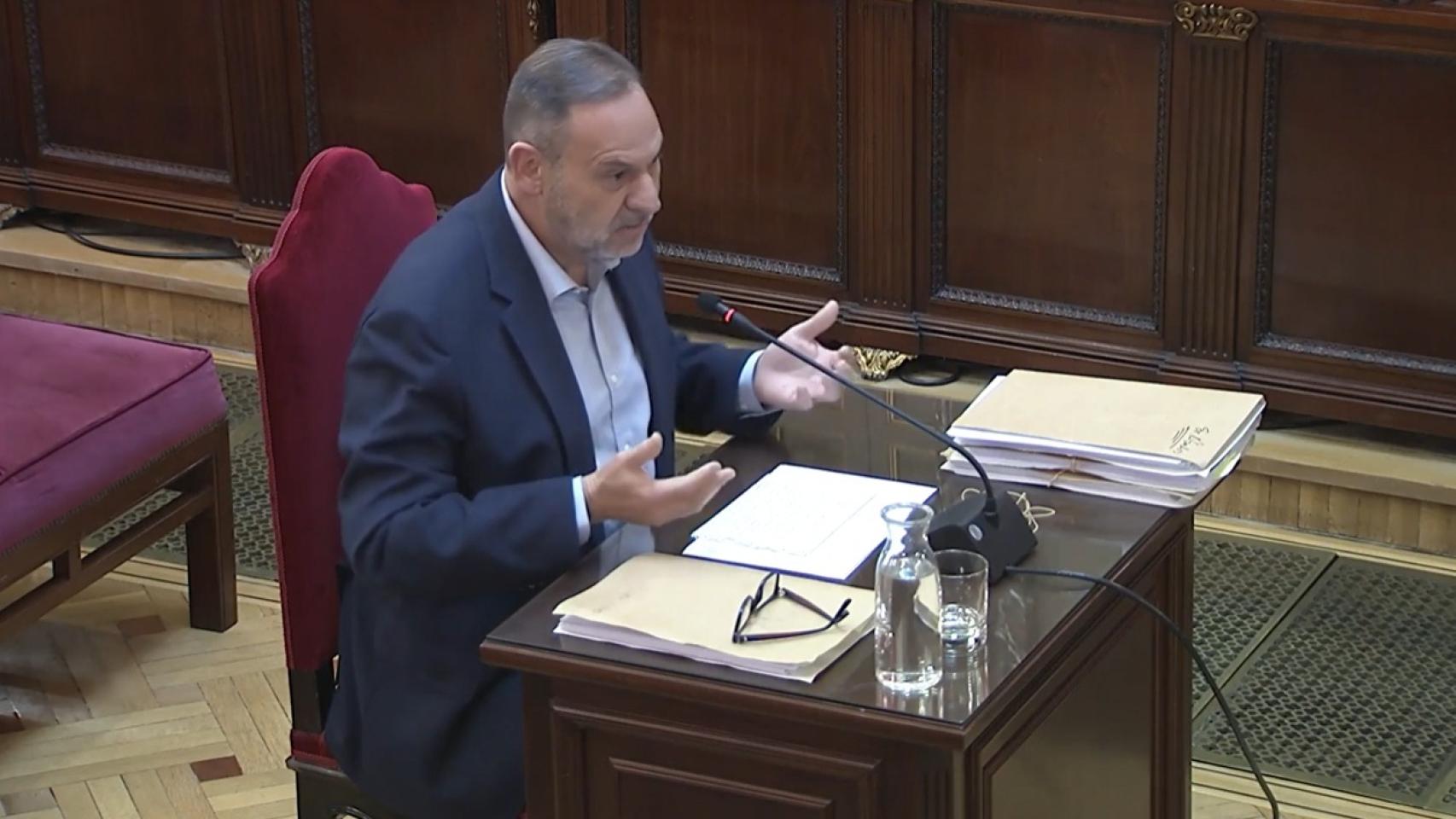 El exministro José Luis Ábalos, en el Tribunal Supremo.