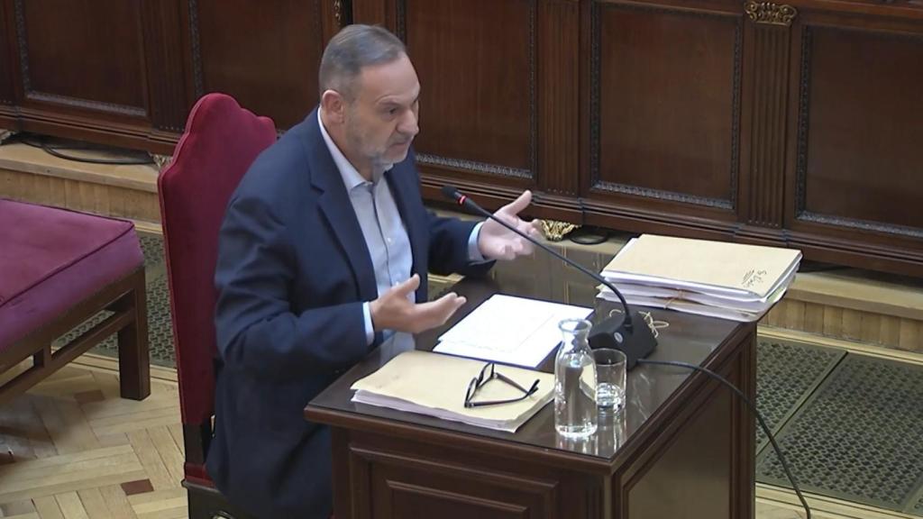 El exministro José Luis Ábalos, en el Tribunal Supremo.