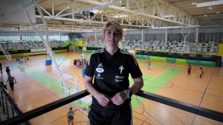 Cristina Cantero, entrenadora del Celta Baloncesto