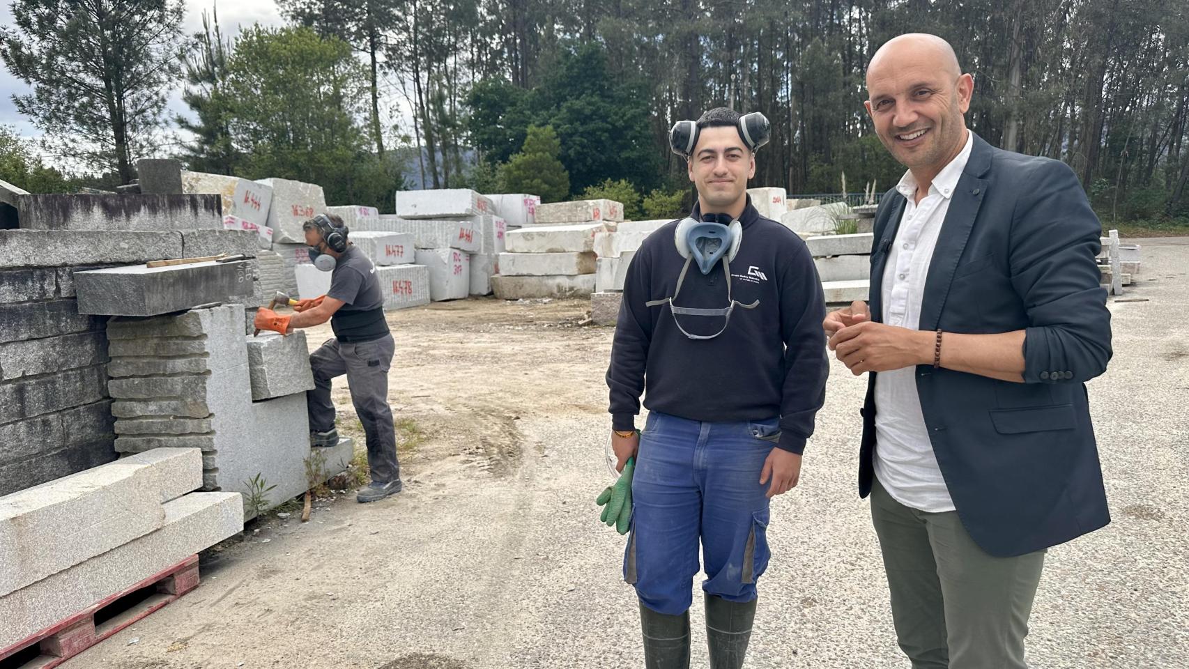 O Porriño prepara un concurso de tallado en piedra. 