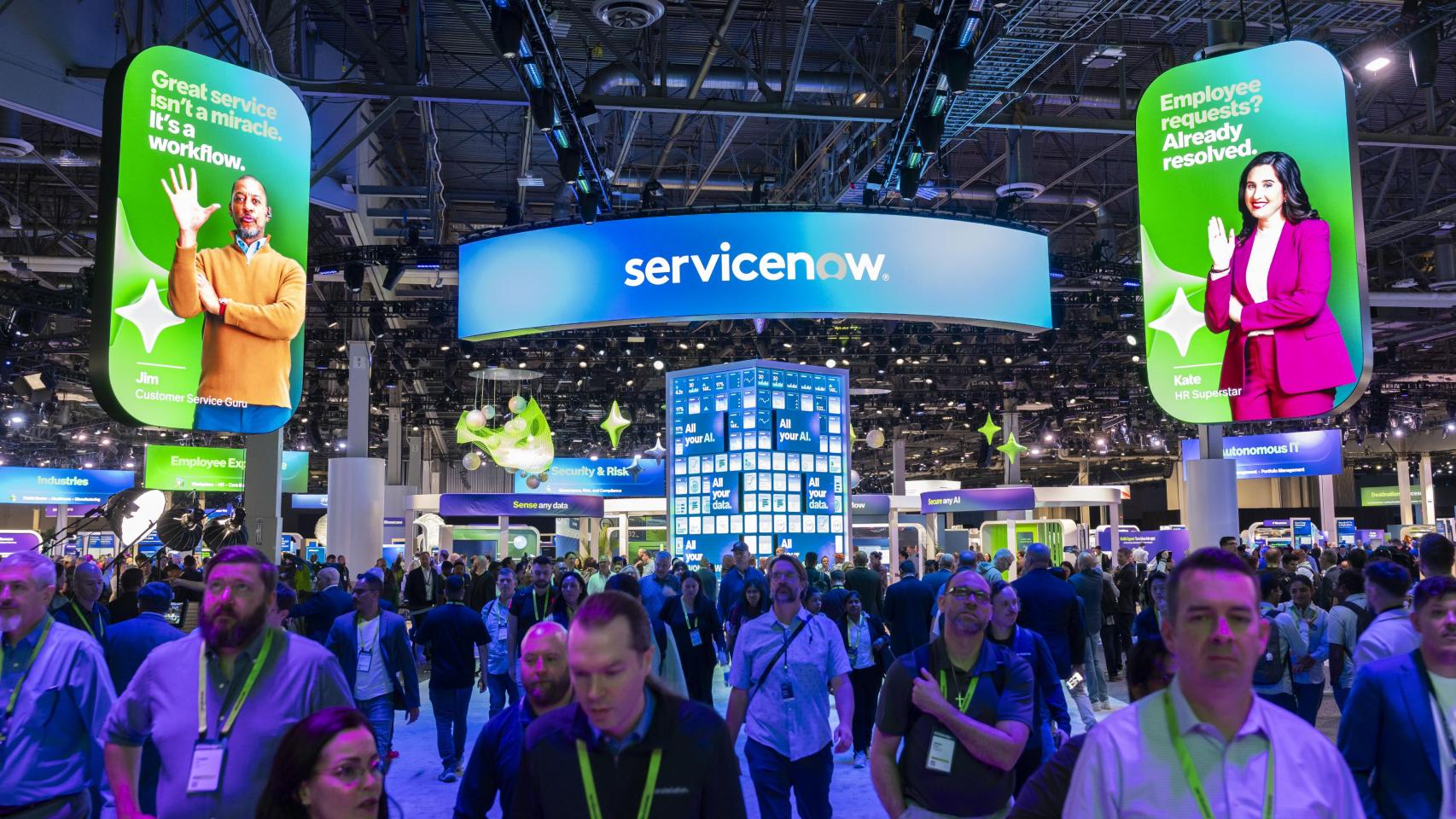 Más de 25.000 personas se han dado cita en el evento anual de ServiceNow en Las Vegas.