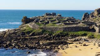 Castro de Baroña, en O Porto do Son (A Coruña)