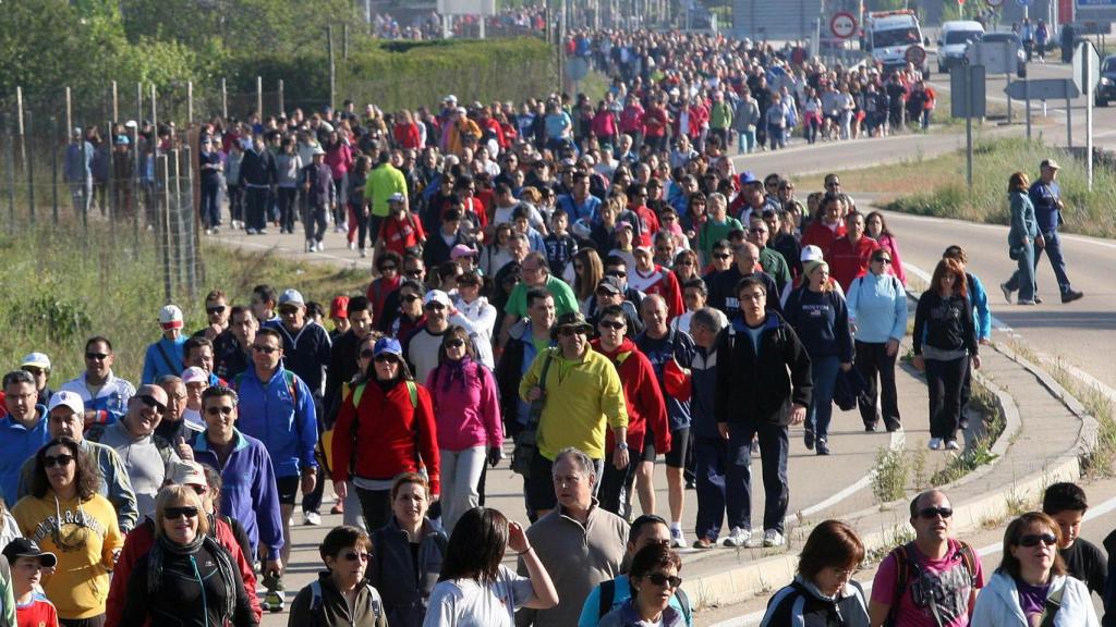 Hasta la 40 edición, el recorrido de la Marcha Asprona comprendió entre 40 y 50 kilómetros