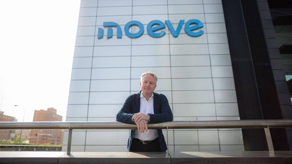 El consejero delegado de Moeve, Maarten Wetselaar, en la sede de la compañía en Madrid.