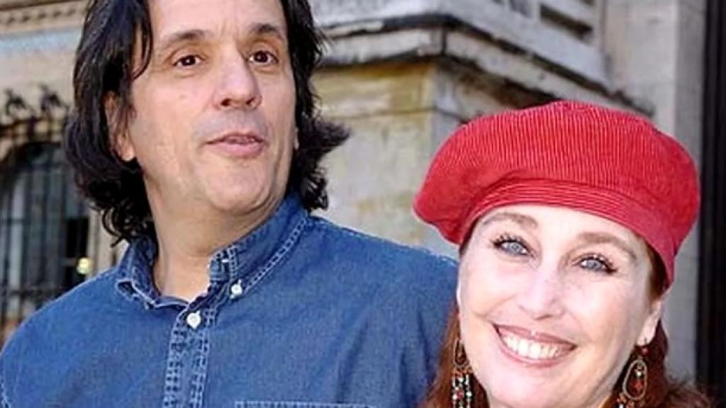 La actriz Verónica Forqué junto al que fue su marido, Manuel Iborra, en una imagen de archivo. 