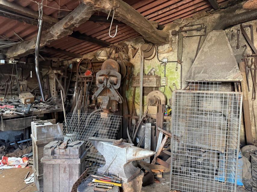 Antiguo taller en el que trabajaba Andrés Cruz
