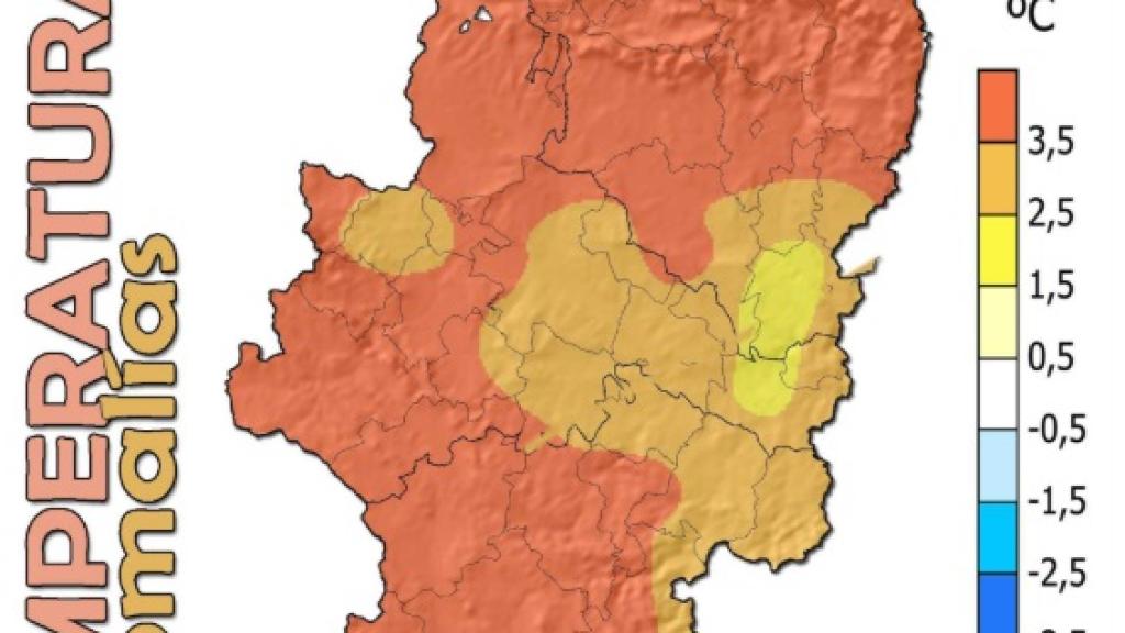 Mapas de temperaturas y precipitaciones de la Aemet.