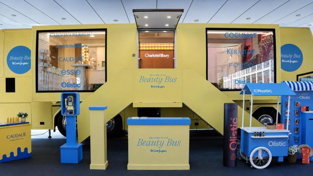 El Beauty Bus de El Corte Ingles.