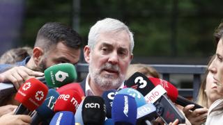 El presidente de Canarias, Fernando Clavijo, este jueves.