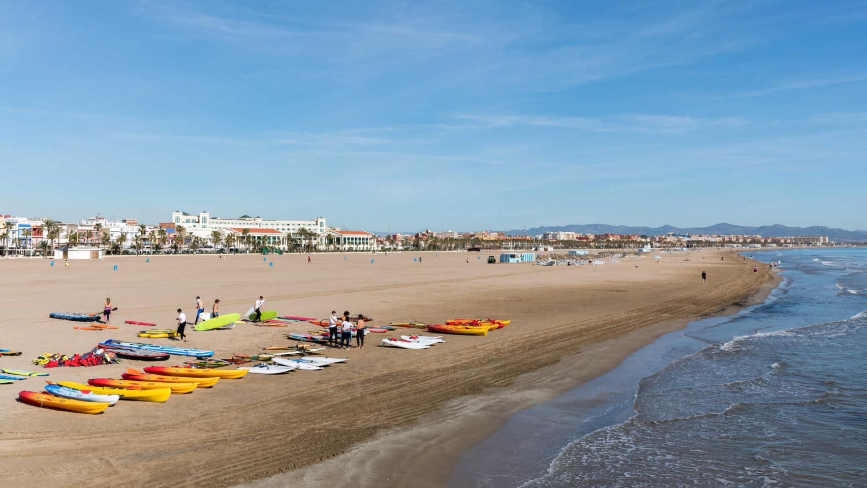 Playa del Cabanyal. Turisme CV