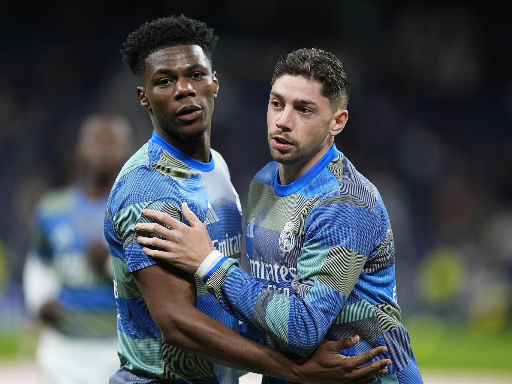 Tchouaméni y Fede Valverde, con el Real Madrid