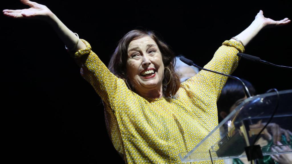 Verónica Forqué, en un acto público.