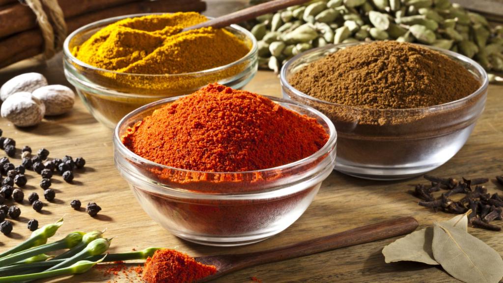 Las especias muy pigmentadas como el curry o el pimentón tiñen las prendas.