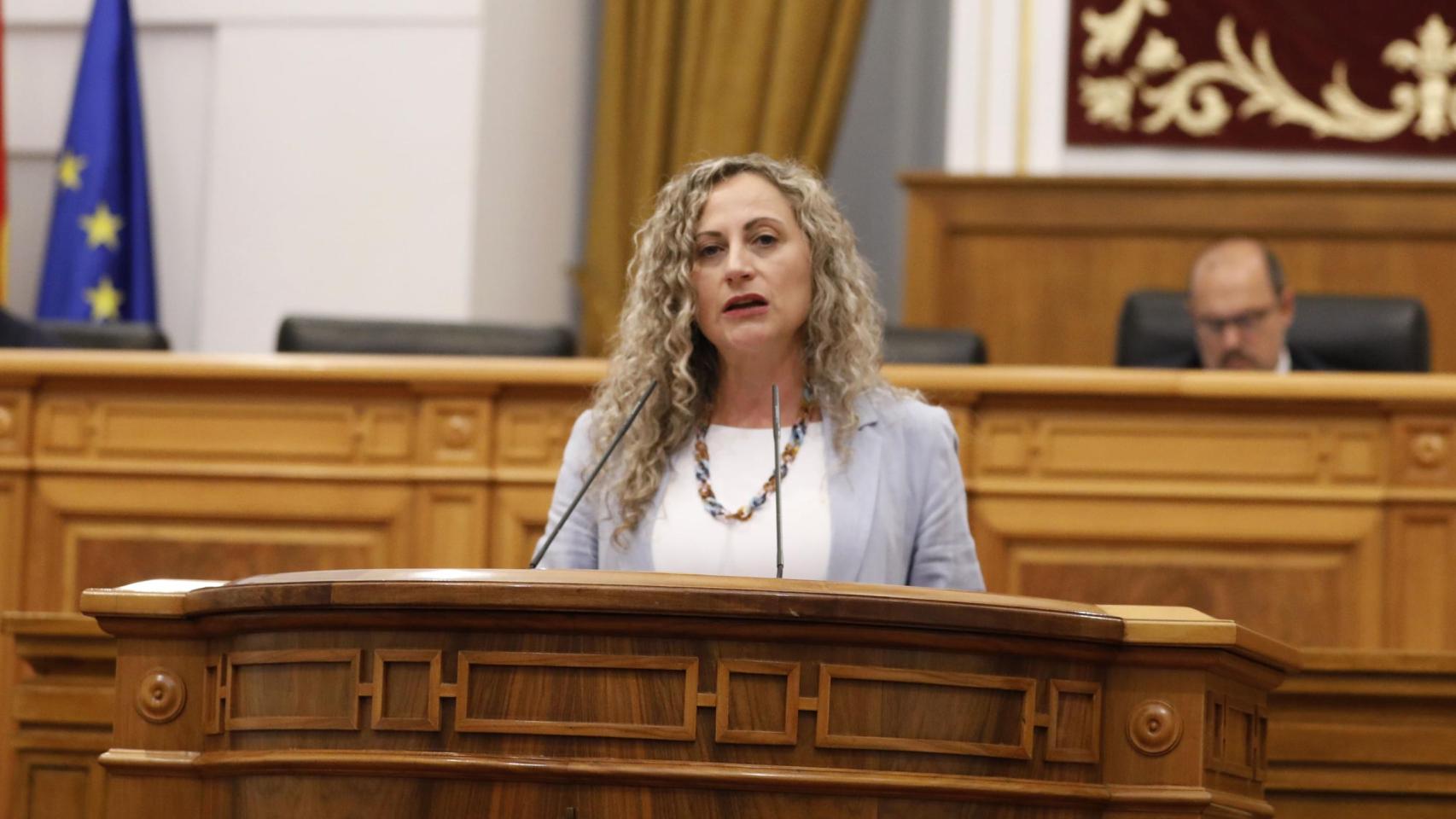 Silvia Fernández, portavoz socialista de Hacienda y Presupuestos en las Cortes de Castilla-La Mancha.