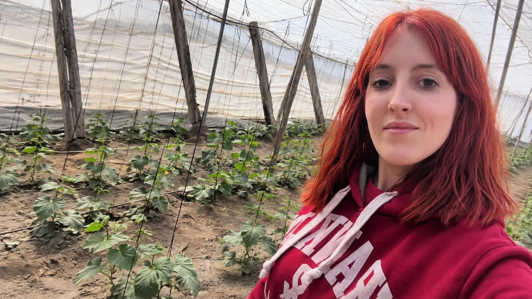 Ainoa Doñas, agricultora (@ainoadonas).