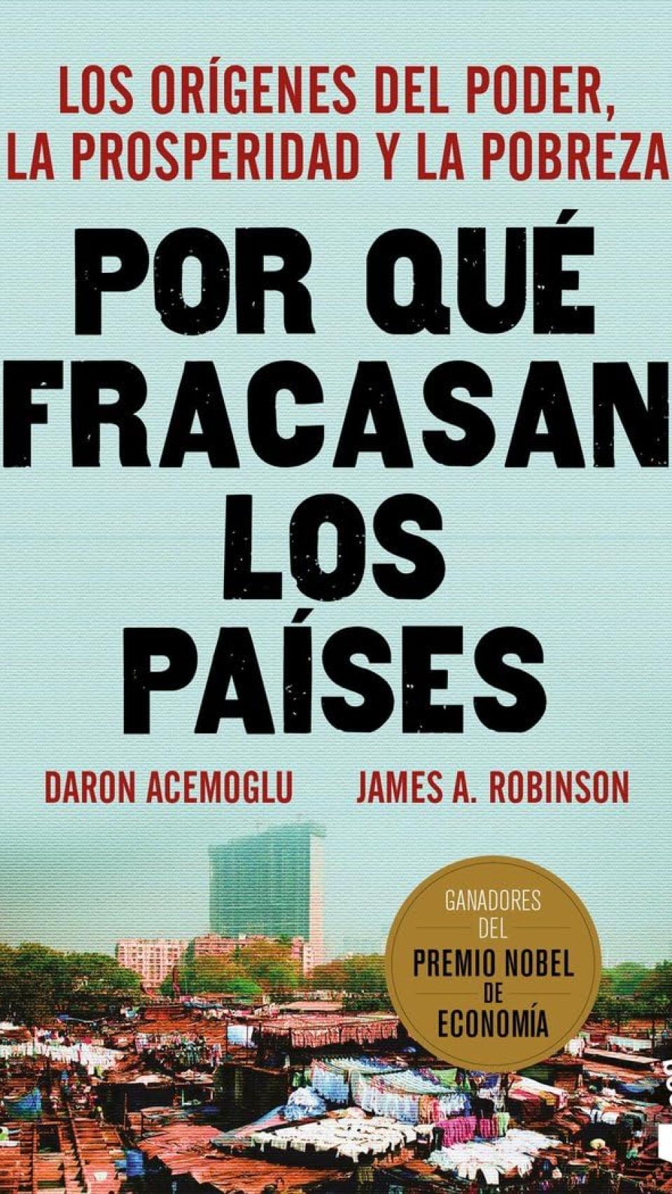 Portada del libro 'Por qué fracasan los países'.