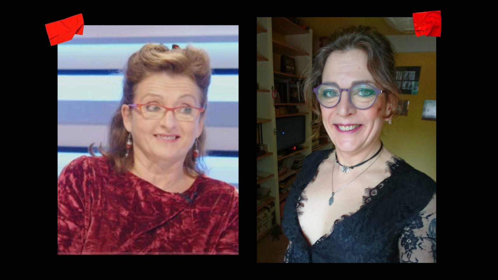 Pilar Baselga (i) y su hermana Olga (d).