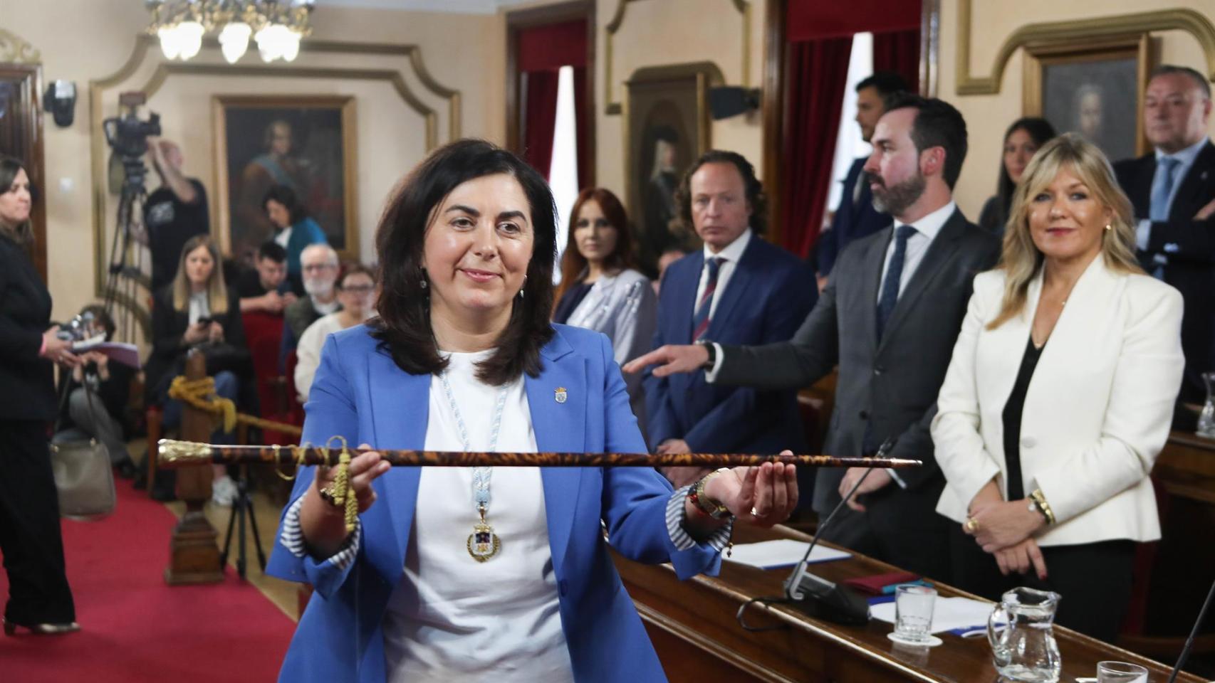 La nueva alcaldesa de Lugo, Elena Candia.