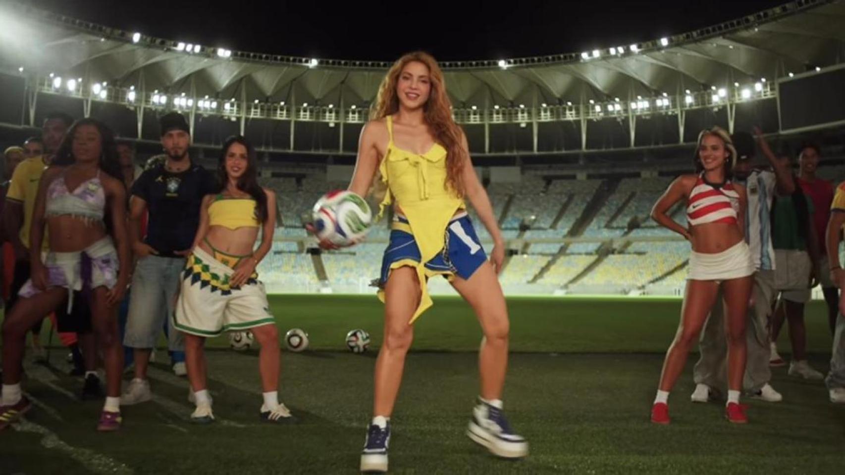 Shakira en el videoclip de su tema 'Dai Dai'.