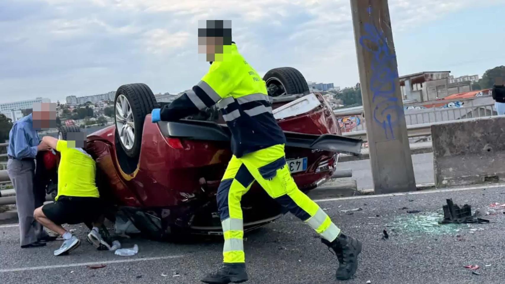 Imagen del accidente.