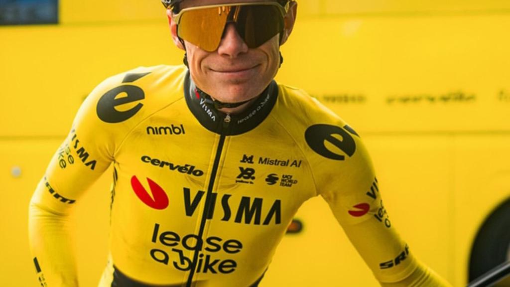 Jonas Vingegaard, antes del Giro de Italia.