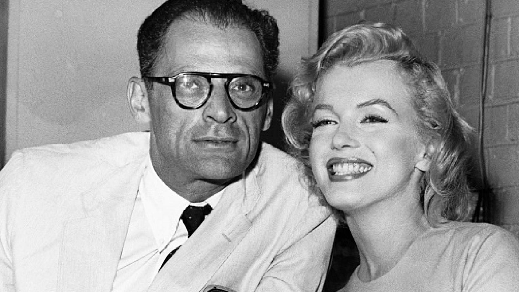 Arthur Miller y Marilyn Monroe.