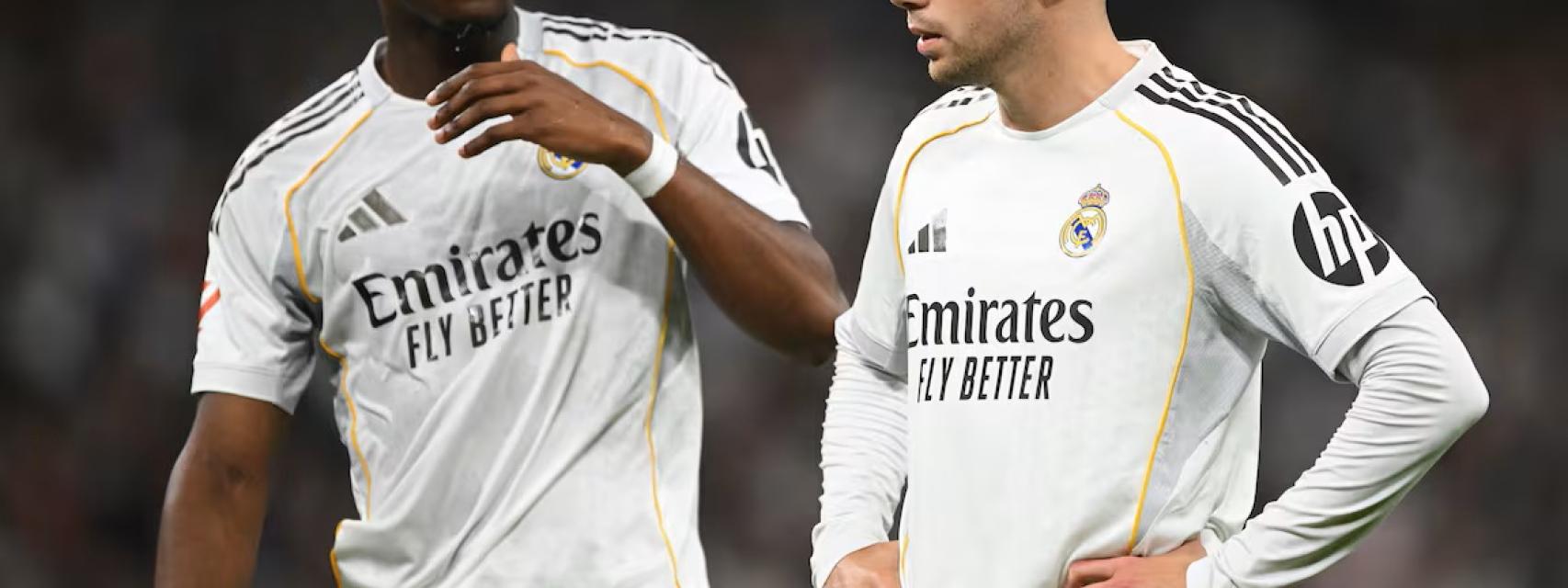Tchouaméni y Valverde, durante un partido del Real Madrid esta temporada.