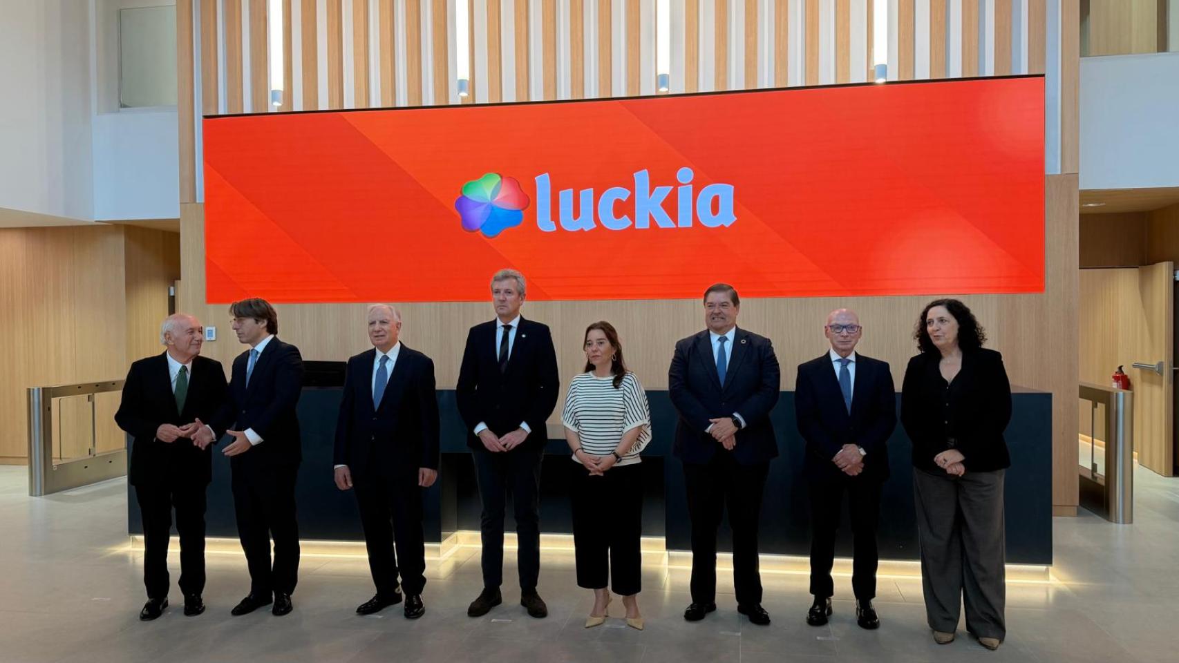 Inauguración de la nueva sede de Luckia en A Coruña