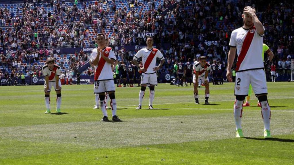 El descenso del Rayo Vallecano en 2019.