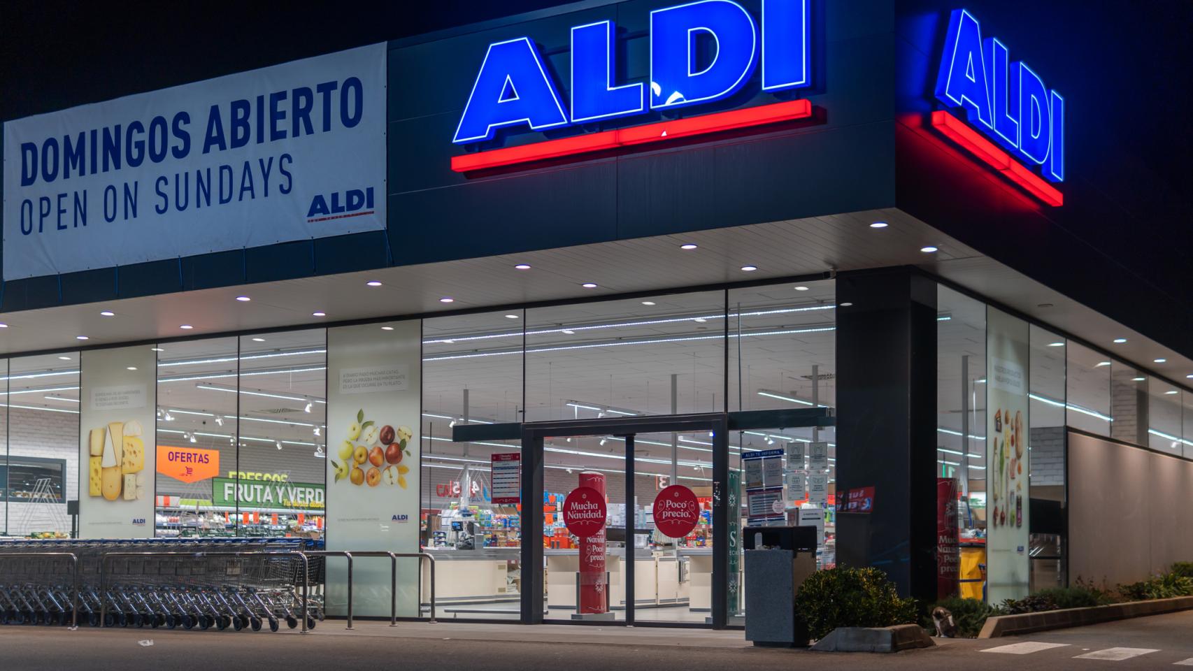 Fachada Aldi. 