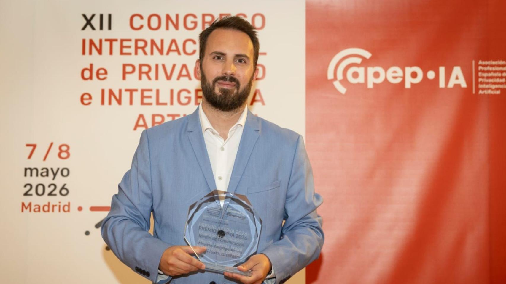 Alberto Iglesias, con el premio APEP·IA 2026.