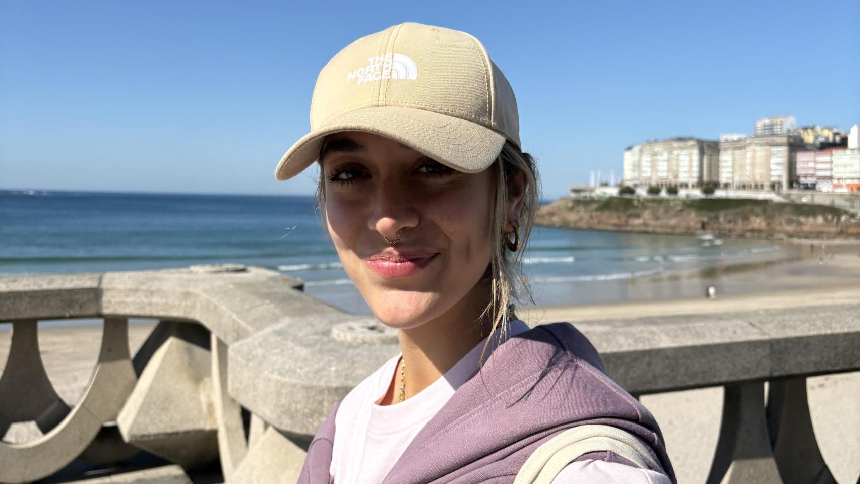 Adele Weber, italiana en Galicia y fundadora del club Run the Coast Coruña