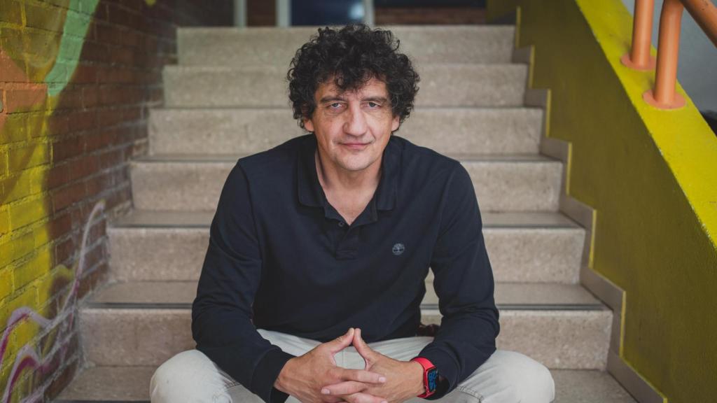 Jero García en el colegio Brotmadrid para EL ESPAÑOL.