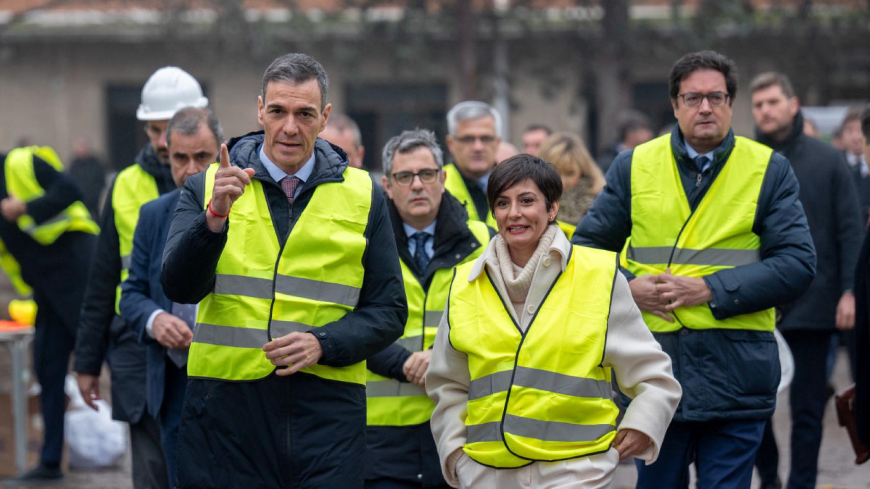 Pedro Sánchez e Isabel Rodríguez.