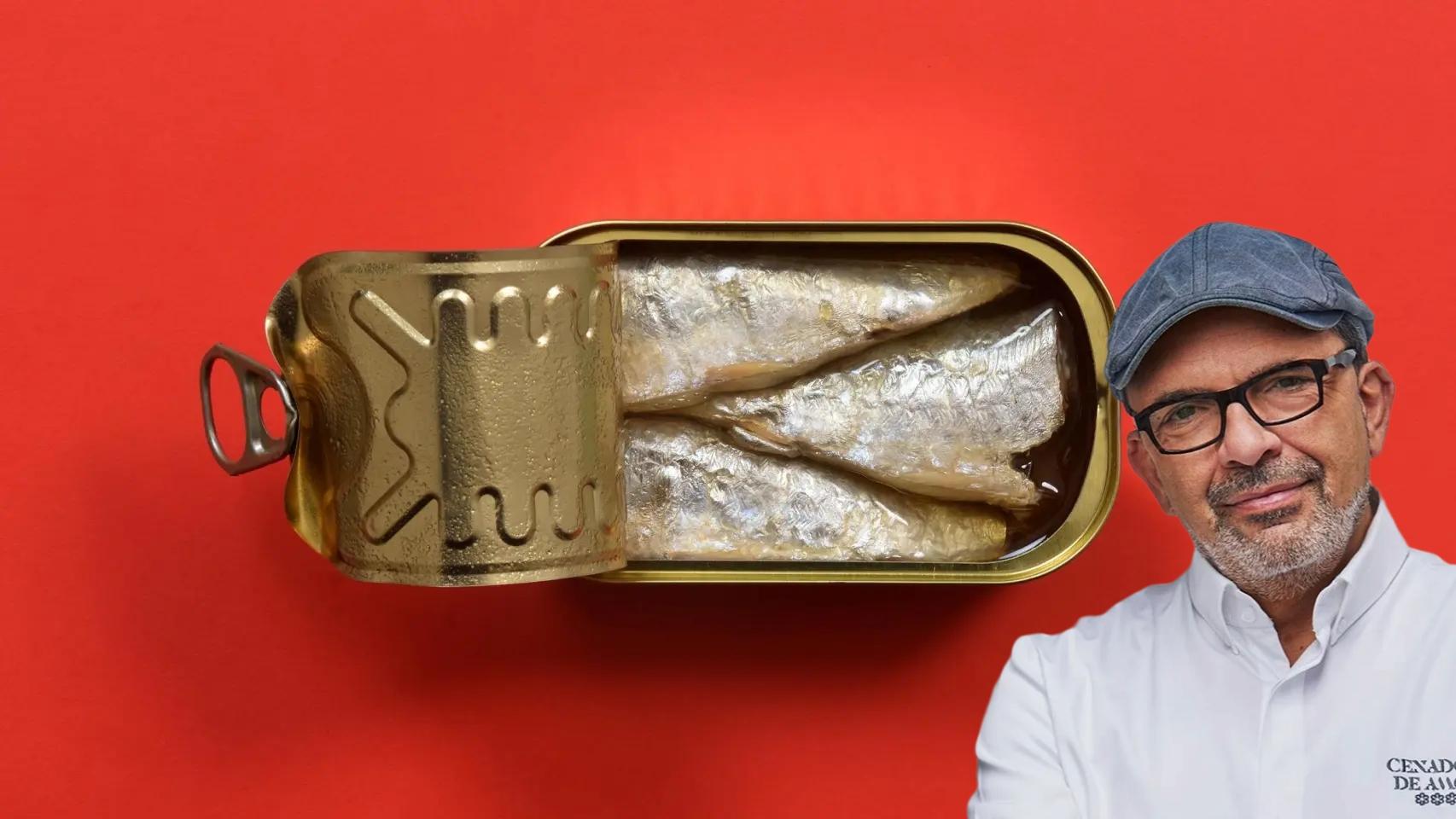 El chef Jesús Sánchez en un montaje de El Español