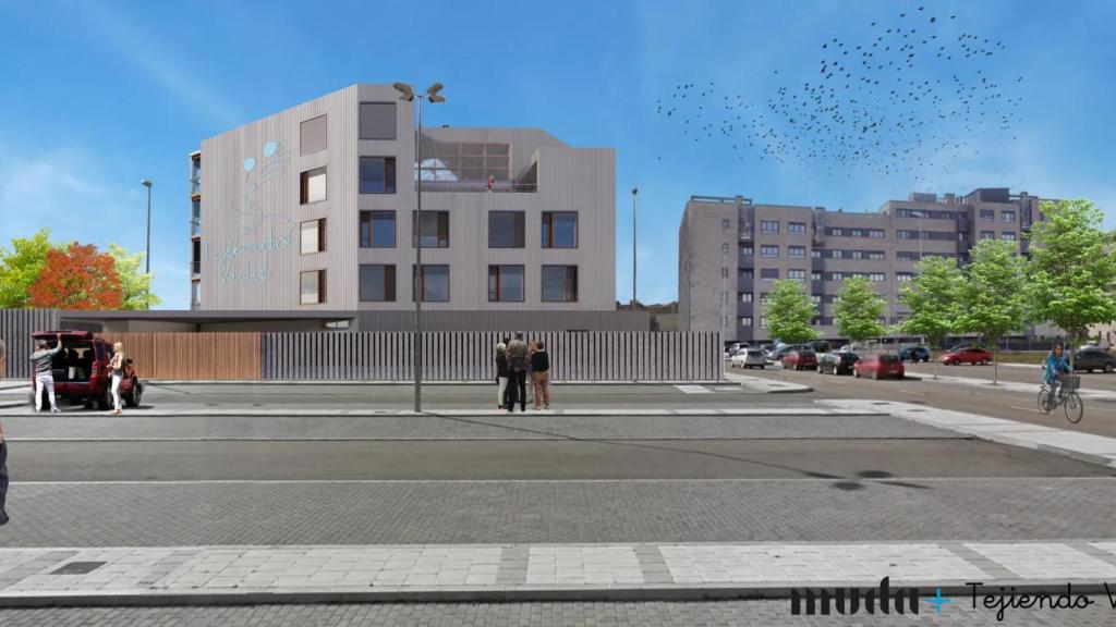 El edificio de Tejiendo Vida