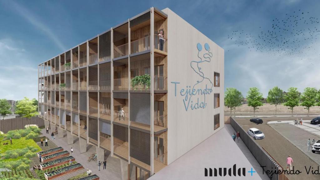 El edificio de Tejiendo Vida
