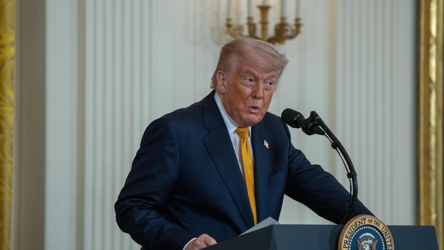 El presidente de EEUU, Donald Trump. 