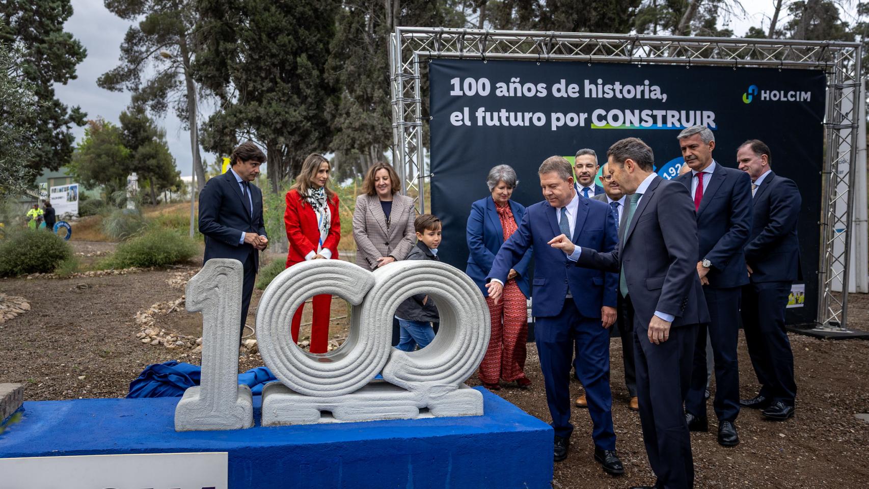 Acto por el centenario de la fábrica de Holcim de Villaluenga de la Sagra (Toledo). Foto: JCCM. 