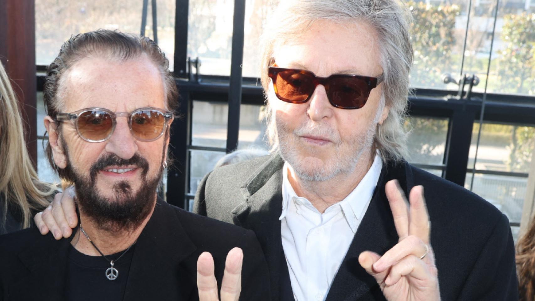 Ringo Starr y Paul McCartney. Foto: Domine Jerome / ABACA / Gtres. 