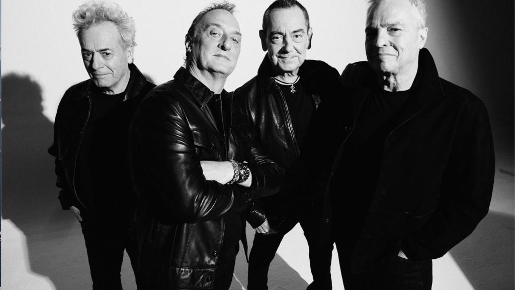Los integrantes de Hombres G.