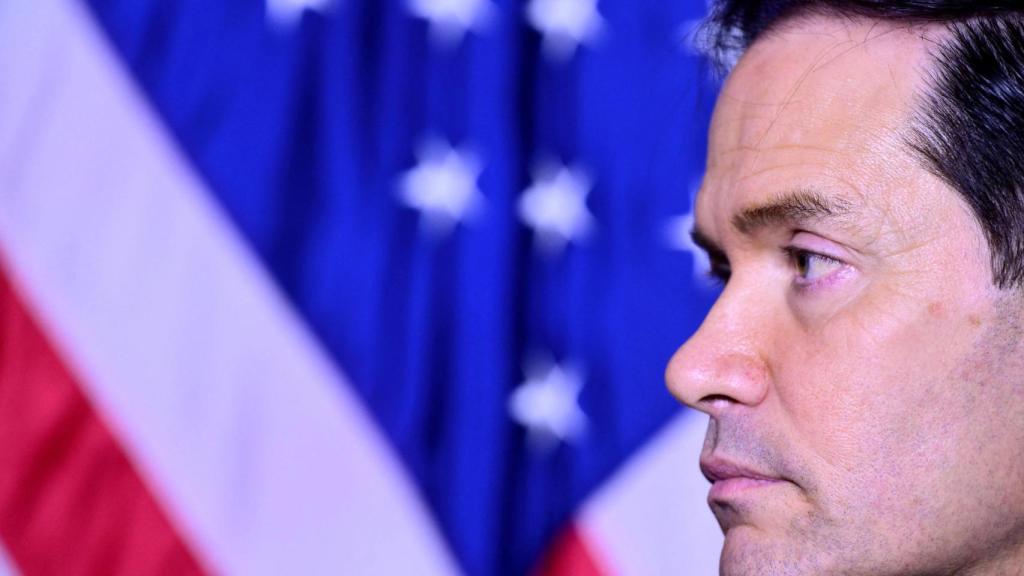 El secretario de Estado, Marco Rubio, este viernes.